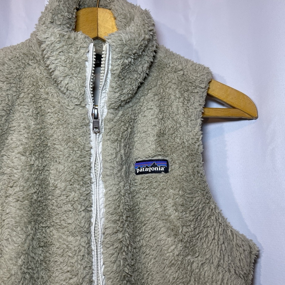Patagonia Women's Los Gatos El Cap Khaki Beige Full Zip Vest Size Small STY25216